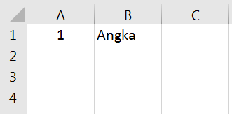 Memisahkan Teks dan Angka Dalam Excel